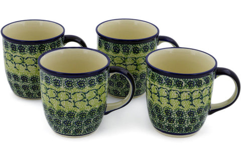 12 oz Set of 4 Mugs Zaklady Ceramiczne H0011K