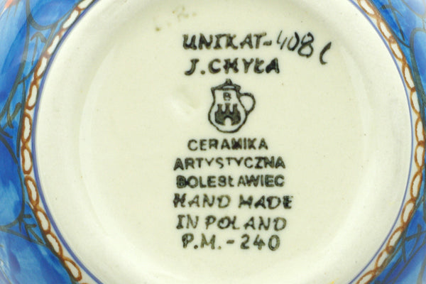 6" Bowl with Handles Ceramika Artystyczna UNIKAT H0052I