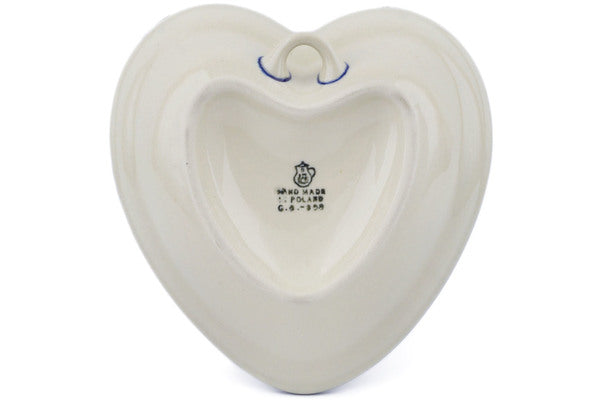 6" Heart Shaped Bowl Ceramika Artystyczna H0453J