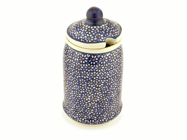 7" Jar with Lid with Opening Zaklady Ceramiczne H0551A