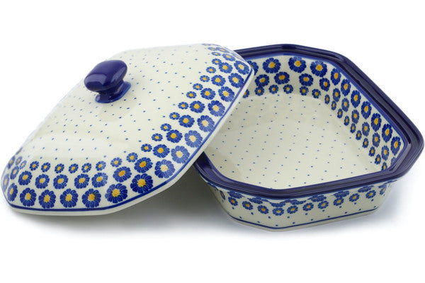 12" Dish with Cover Ceramika Artystyczna H0597J