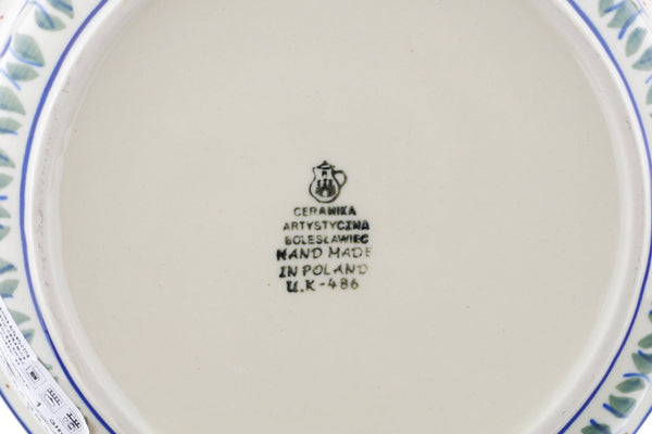 10" Round Baker with Handles Ceramika Artystyczna H0606J