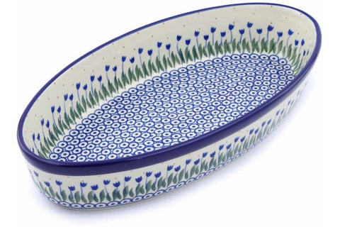 15" Oval Baker Ceramika Artystyczna H0650J