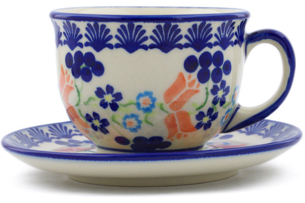 7 oz Cup with Saucer Cer-maz H0682J
