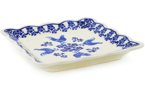 6" Scalloped Platter Zaklady Ceramiczne H0832K