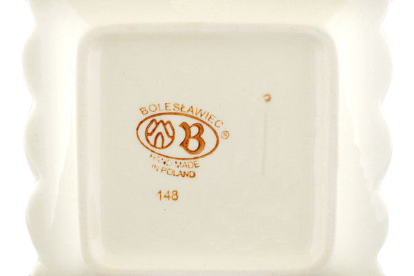 6" Scalloped Platter Zaklady Ceramiczne H0845K