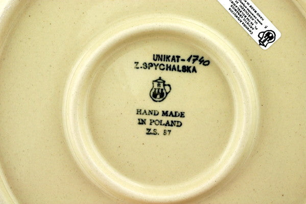10" Plate Ceramika Artystyczna UNIKAT H0909C