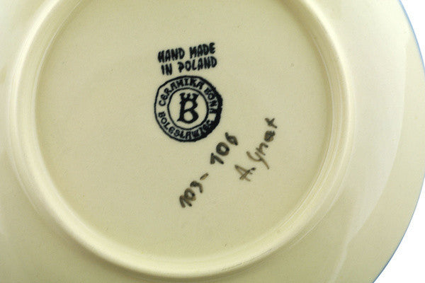 7" Plate Ceramika Bona H0933F