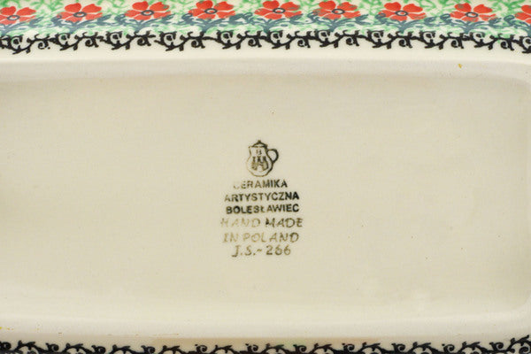 9" Butter Dish Ceramika Artystyczna H0943K