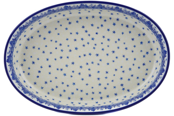 14" Oval Baker Ceramika Artystyczna H0994J