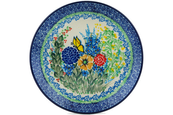 8" Plate Ceramika Artystyczna UNIKAT H1239I