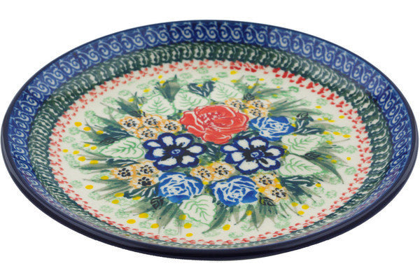 8" Plate Ceramika Artystyczna UNIKAT H1312I
