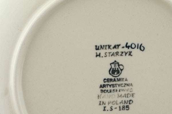 8" Plate Ceramika Artystyczna UNIKAT H1391I