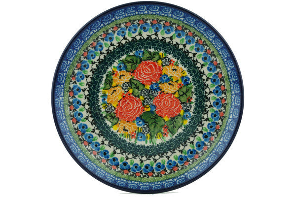 8" Plate Ceramika Artystyczna UNIKAT H1509I