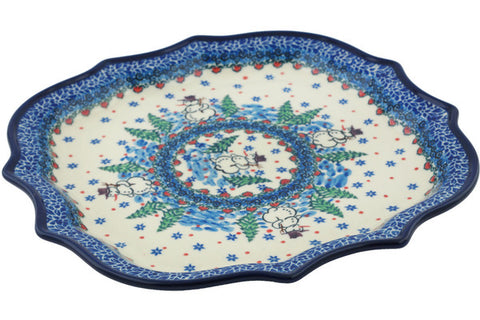 10" Platter Ceramika Artystyczna UNIKAT H1716I