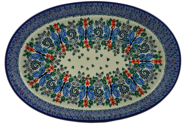 14" Oval Baker Ceramika Artystyczna UNIKAT H2331B
