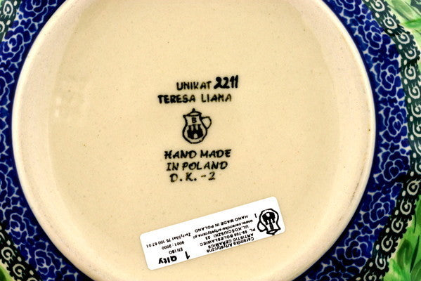 11" Fluted Bowl Ceramika Artystyczna UNIKAT H2906C