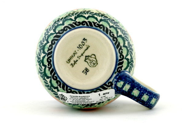 12 oz Bubble Mug Ceramika Artystyczna UNIKAT H3146A