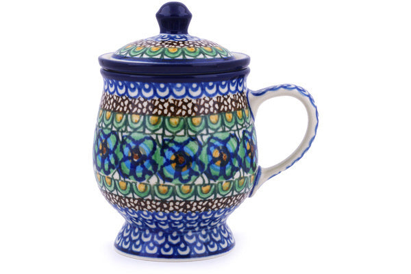 10 oz Brewing Mug Ceramika Artystyczna UNIKAT H3312G