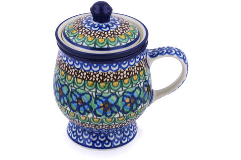 10 oz Brewing Mug Ceramika Artystyczna UNIKAT H3312G
