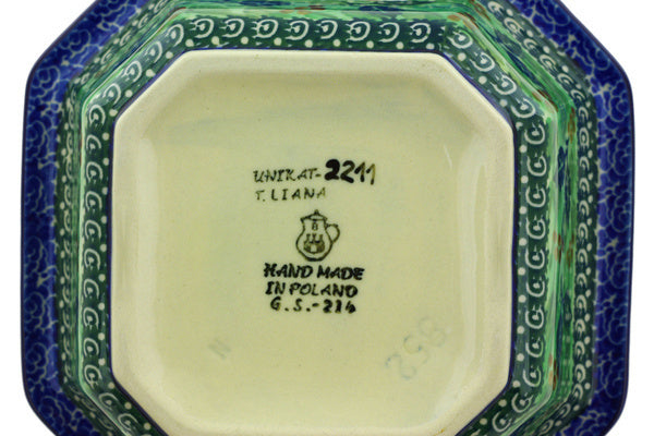 6" Bowl Ceramika Artystyczna UNIKAT H3328G