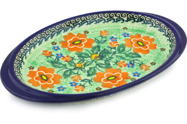 9" Saucer Tray Ceramika Artystyczna UNIKAT H3393G