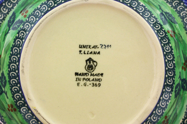9" Pasta Bowl Ceramika Artystyczna UNIKAT H3454G