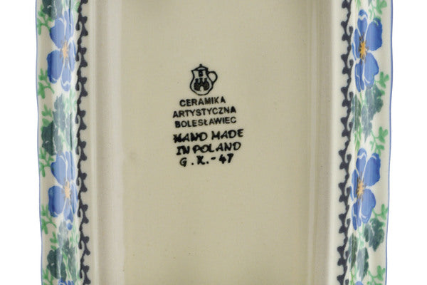 9" Butter Dish Ceramika Artystyczna H3496J
