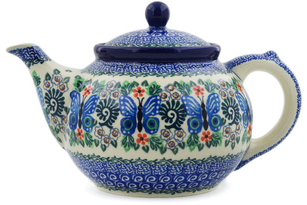 40 oz Tea or Coffee Pot Ceramika Artystyczna UNIKAT H3562K