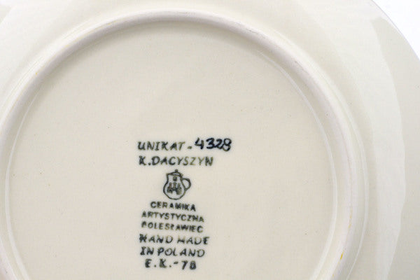 8" Plate Ceramika Artystyczna UNIKAT H3978I