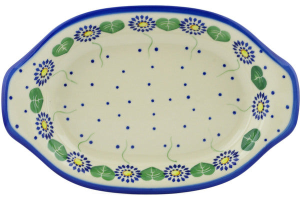 12" Platter with Handles Ceramika Bona H3980J