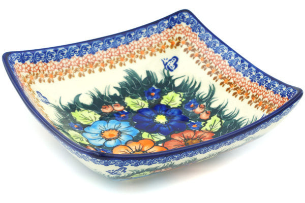 8" Square Bowl Ceramika Bona UNIKAT H4067H