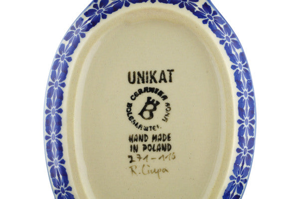 7" Tray with Handles Ceramika Bona UNIKAT H4136K