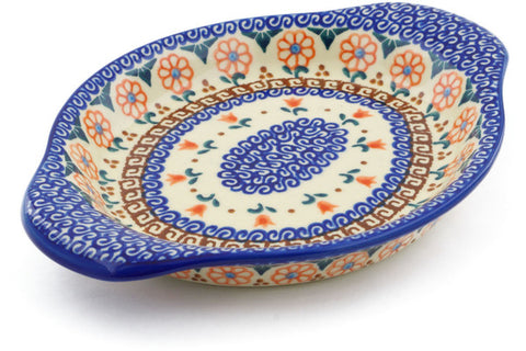 9" Platter with Handles Ceramika Bona H4209J