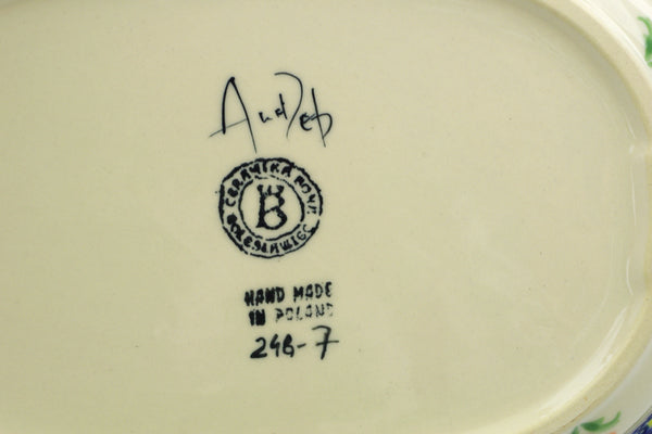 12" Platter with Handles Ceramika Bona H4245J