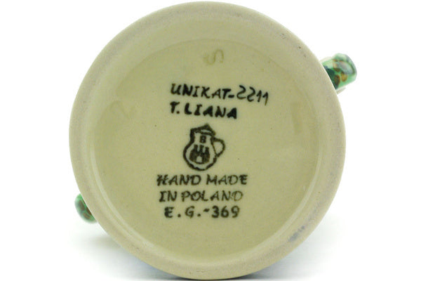 5" Candle Holder Ceramika Artystyczna UNIKAT H4446G