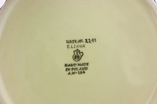 8" Souffle Dish Ceramika Artystyczna UNIKAT H4464G