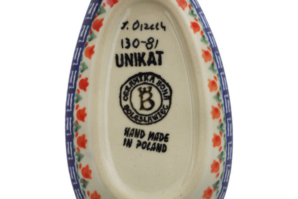5" Spoon Rest Ceramika Bona UNIKAT H4502K