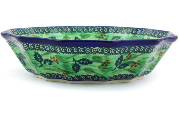 9" Fluted Bowl Ceramika Artystyczna UNIKAT H4537G