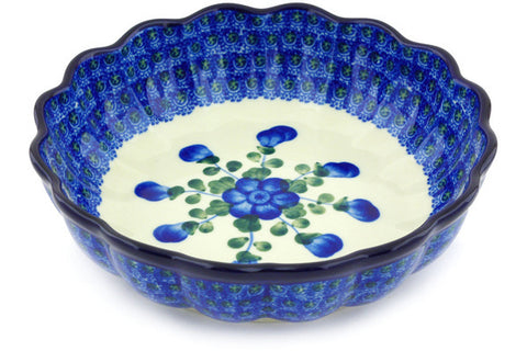 8" Scalloped Fluted Bowl Ceramika Artystyczna H4781G