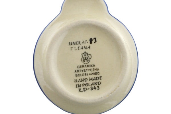 8" Tea Bag or Lemon Plate Ceramika Artystyczna UNIKAT H4890K