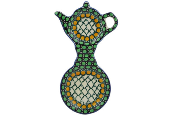 8" Tea Bag or Lemon Plate Ceramika Artystyczna UNIKAT H4890K