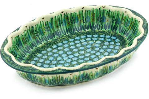 10" Serving Bowl Ceramika Artystyczna UNIKAT H4986G