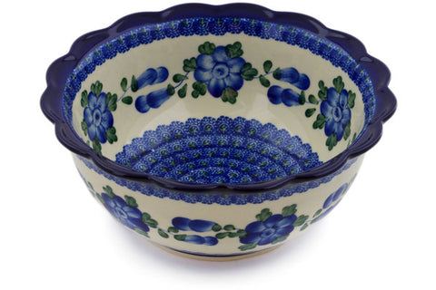 8" Scalloped Bowl Ceramika Artystyczna H5029A