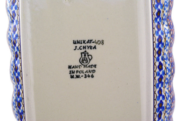 9" Rectangular Baker Ceramika Artystyczna UNIKAT H5105D