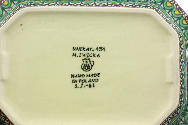 8" Dish with Cover Ceramika Artystyczna UNIKAT H5346G