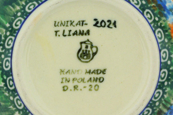 10 oz Cup Ceramika Artystyczna UNIKAT H5476G