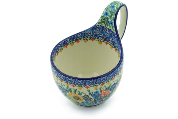6" Bowl with Handles Ceramika Artystyczna UNIKAT H5516I