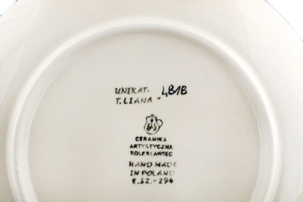 8" Plate Ceramika Artystyczna UNIKAT H5539J