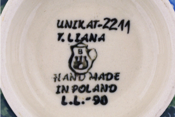 10 oz Brewing Mug Ceramika Artystyczna UNIKAT H5574G